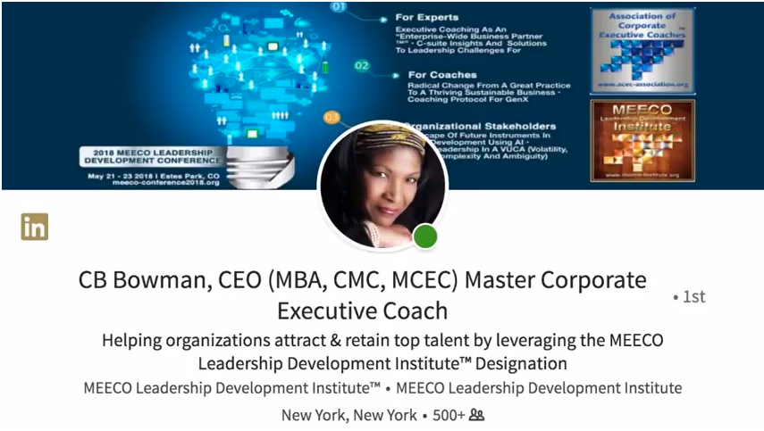 CB Bowman, Founder of The Association of Corporate Executive Coaches and The MEECO Leadership Development Institute Speaks Out